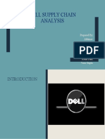 Dell Supply Chain Analysis: Prepared By: Abhinav. Ashish. Chirag. Lavish Arora. Prakhar Pandey. Rohit Pant. Vasu Gupta
