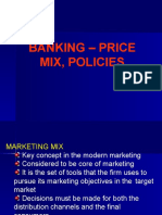 3. Banking – Price Mix, Policies