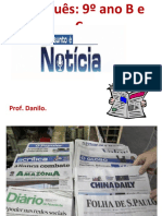 GENERO TEXTUAL NOTICIA 9 ANO Aula