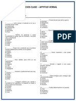 Precisión Lexical Ejercicios