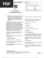 IPC-TM-650 Test Methods Manual