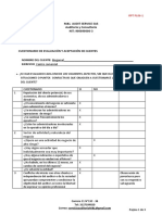 CUESTIONARIO DE EVALUACION Y ACEPTACION DE LOS CLIENTES (1) Terminado