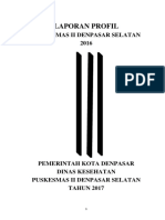 Laporan Profil Puskesmas II Denpasar Selatan 2016
