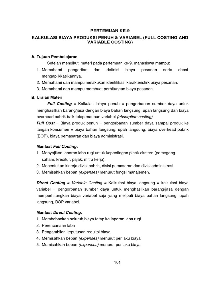 Pertemuan 9 | PDF