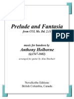 Anthony Holborne Prelude Fantasia Arr Alan Rinehart (1)