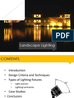 Landscape Lighting: Presented By-Divyesh Kumar