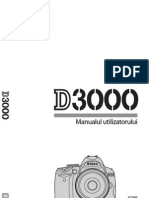 Manual de utilizare Nikon D3000