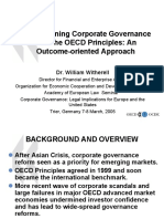 Strengthening Corporate Governance With The OECD Principles: An Outcome-Oriented Approach