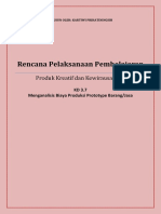 RPP PKK 3.7 Menganalisis Biaya Produksi Prototype