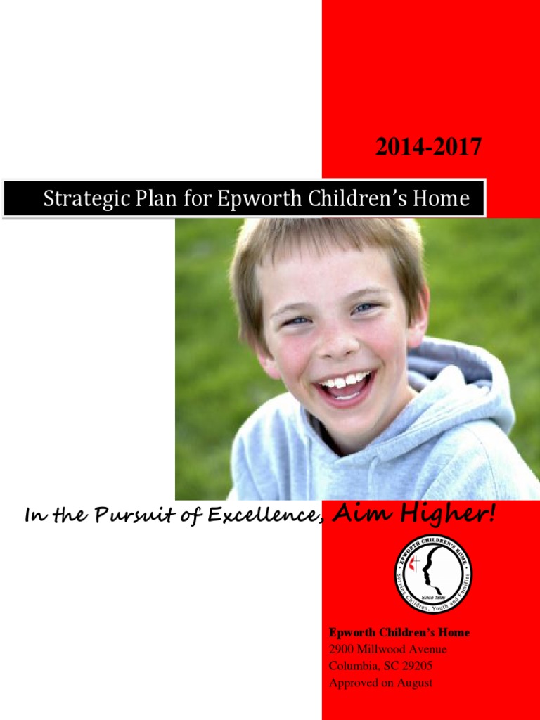 Strategic Plan For Epworth Children's Home in The Pursuit of