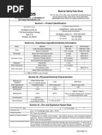 MSDS Exide | PDF | Workplace | Occupational Safety And Health
