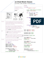 CheatSheet Python 4 Classes