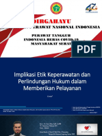 Implikasi Etik Keperawatan Dan Pperlindungan Hukum Dalam Memberikan Pelayanan RSJ MM