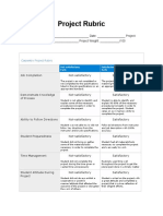 Project Rubric