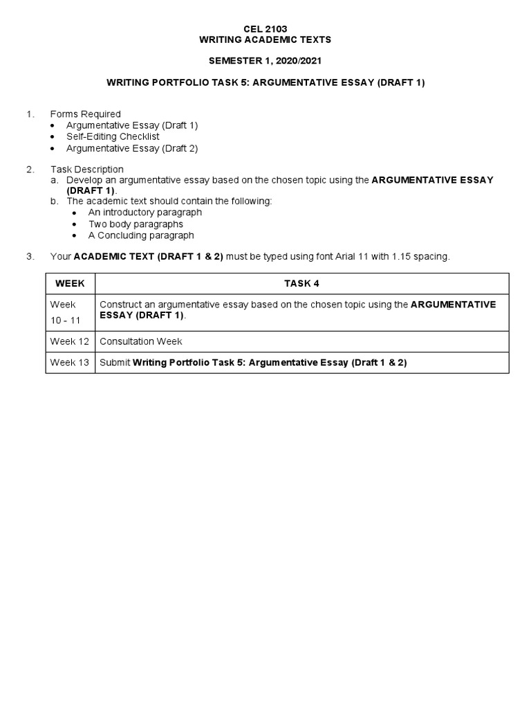 Cel 2103 - WP Task 5 - Argumentative Essay Draft 2 | PDF | Social Media ...