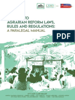 Updates to Agrarian Reform Laws Rules and Regulations a Paralegal Manual