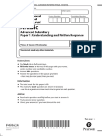 Arabic: Pearson Edexcel International Advanced Level