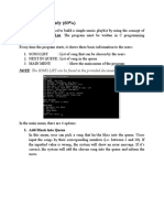 Part II - Case Study (60%) : Queue With Linked List. The Program Must Be Written in C Programming