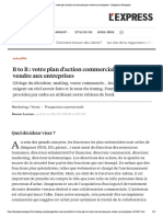 B To B - Votre Plan D'action Commerciale Pour Vendre Aux Entreprises - L'Express L'Entreprise