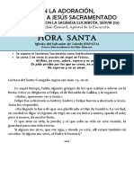 EN LA ADORACIÓN, SERVIMOS A JESÚS SACRAMENTADO (10) Hora Santa Con San Pedro Julián Eymard