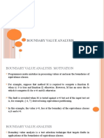 3.1.3 Boundary Value Analysis