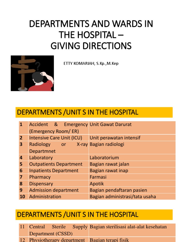9.departments Wards-Giving Direction | PDF