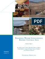 Regional Water Report Highlights Central Asia Challenges