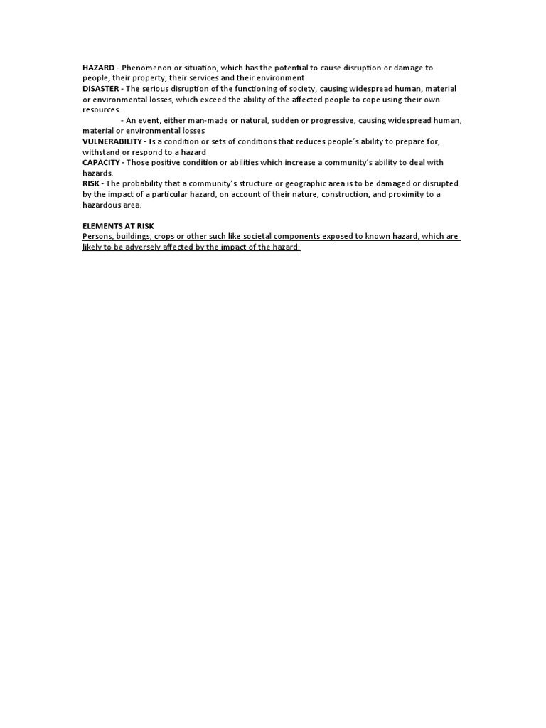 HAZARD | PDF