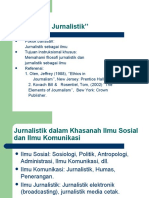 Jurnalistik sebagai ilmu (pekan I)