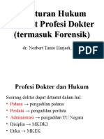 Peraturan Hukum Terkait Profesi Dokter UnTar - Dr. Norbert TH