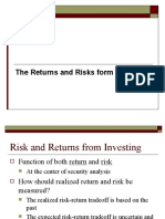 The Returns and Risks Form Investing