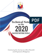 Technical Notes On The 2020 Proposed National Budget