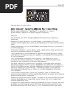 03-10-08 CSM-Job Losses' Ramifications Far-Reaching by Ron S