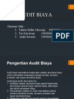 Audit Biaya