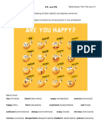 ARE YOU HAPPY? Emotions