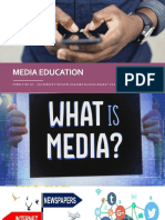 Media Education: Submitted By:-Pochireddy Revathi, Pradeep Elango, Pranay Godghate