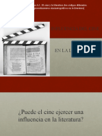 Procedimientos Cinematográficos en La Literatura