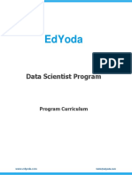 EdYoda Data Scientist Program Curriculum