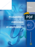 Probabilites, Statistique Et Applications-Presses Internationales Polytechnique (2011)