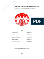 Analisis Putusan Tugas Akhir Hukum Acara Perdata D Reguler