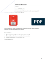 AW CSS2166 2 Conventional Fire Strobe Sounder