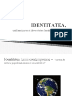 Identitatea În Spațiul Geografic