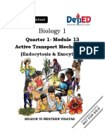 Biology 1: Quarter 1-Module 13 Active Transport Mechanisms