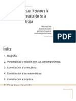 Isaac Newton y La Revolucion de La Fisica