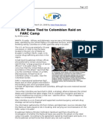 03-24-08 IPS-US Air Base Tied To Colombian Raid On FARC Camp