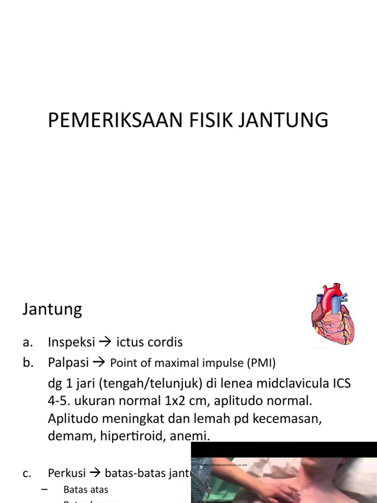 PEMERIKSAAN FISIK JANTUNG | PDF