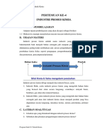 Pertemuan Ke-4 - Industri Proses Kimia