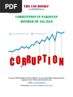 Corruption in Pakistan Mother of All Ills: The CSS Books