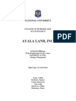 AYALA LAND SWOT ANALYSIS