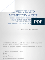 Revenue and Monetory Asset
